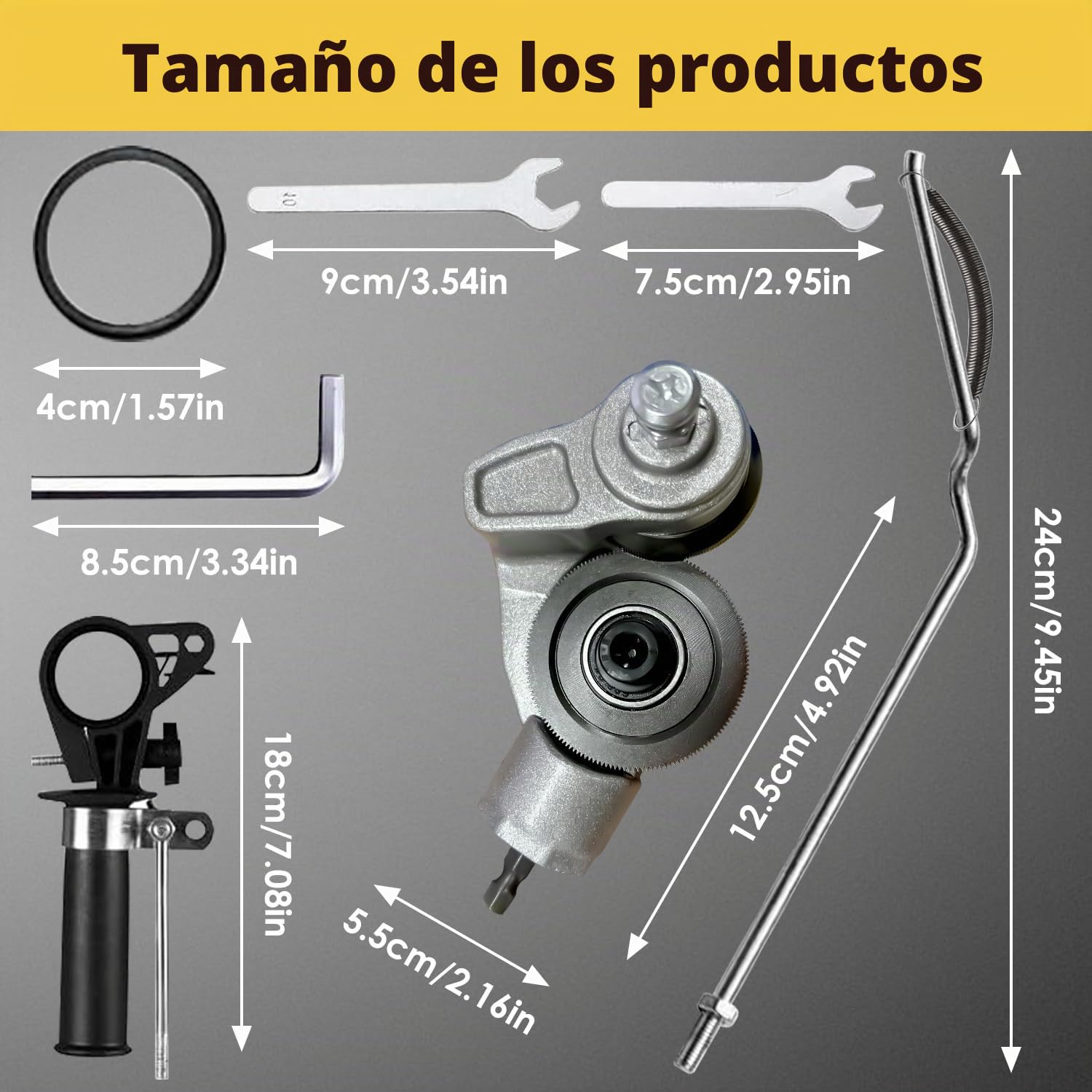 Cortadora de Chapa, Accesorios de Corte de Metal para Taladro Eléctrico, Tijeras de Chapa Eléctrica Nibbler para Cortar Placas de Hierro, Acero, Cobre, Aluminio