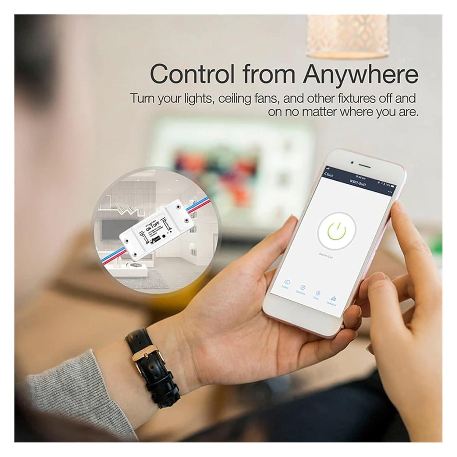 Tuya Smart WiFi Switch Mini Smart Circuit Breaker Smart Life Wireless Remote Control
