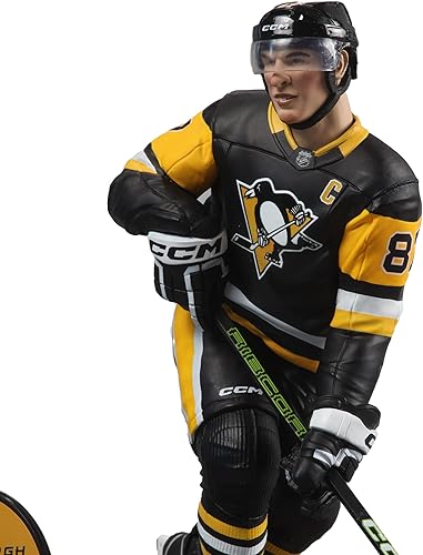 Miniatura 2 de McFarlane Toys - Figura posada de Sidney Crosby (Pittsburgh Penguins) de la NHL de 7 pulgadas, Picks deportivos de McFarlane