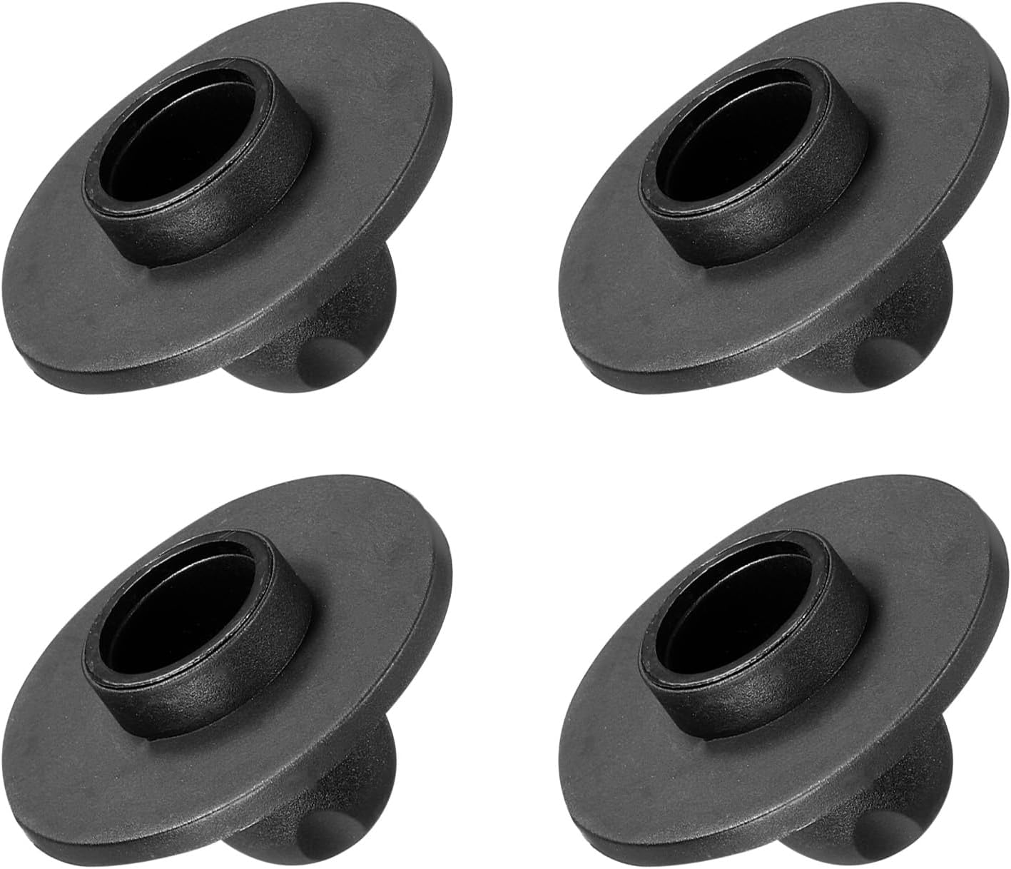 YOKIVE 4 Pcs Camping Chair Foot, Detachable Non-Slip Stool Feet Replacement Accessories, Great for Hiking Picnic Fishing Outdoor (Black, 16mm)