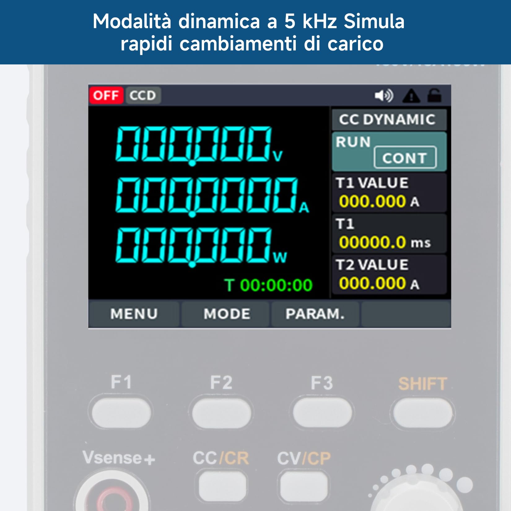 OWON OEL3030 Carico elettronico DC programmabile, 0–300V 0–30A 300W, dinamico 5 kHz, tasso di salita regolabile, USB RS232