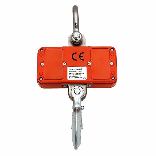 Miniatura 6 de VisionTechShop Báscula digital de grúa DCS-CD de 1000 libras 11023lbs pantalla LCD compacta resistente con retroiluminación para fábrica de granja