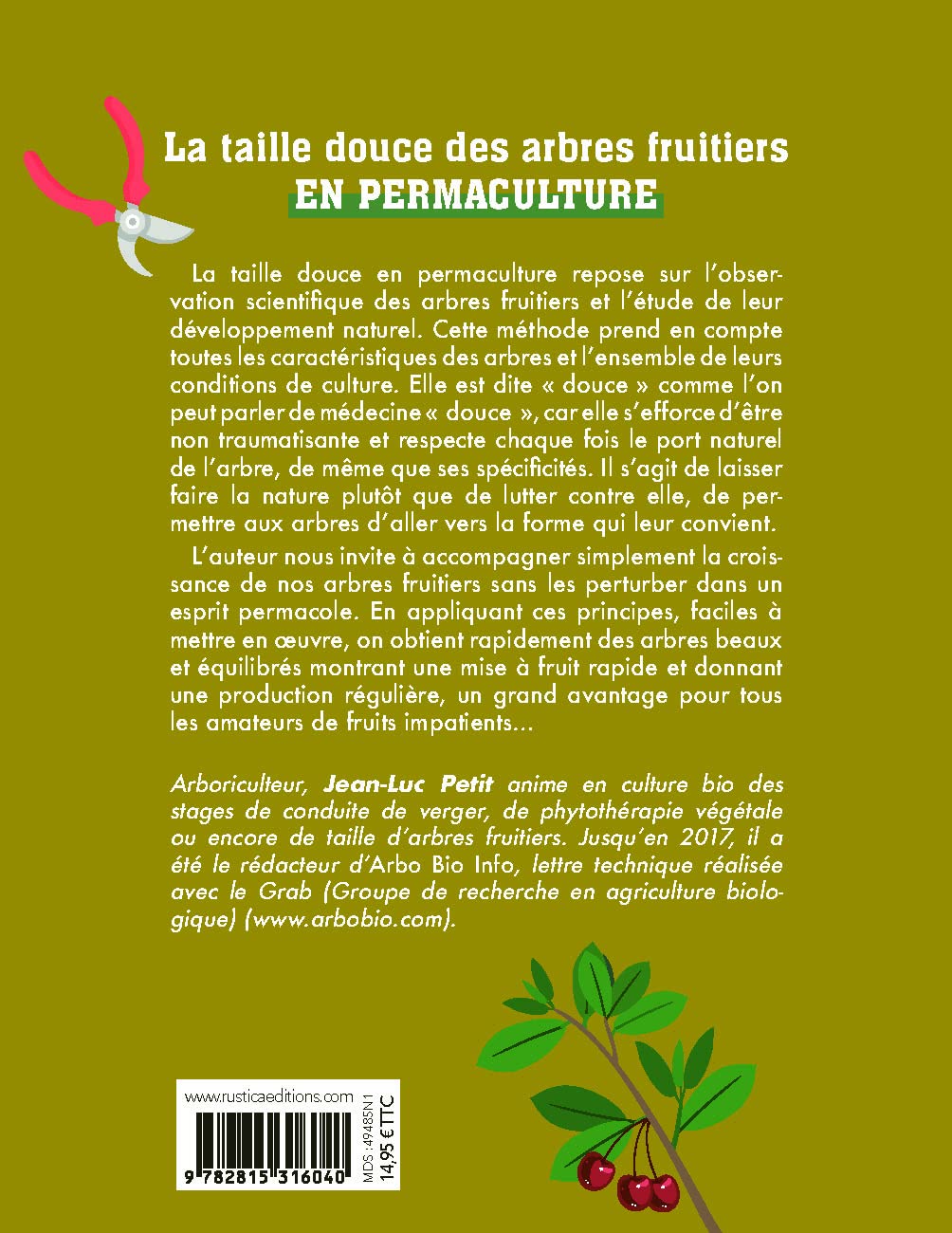 La taille douce des arbres fruitiers en permaculture