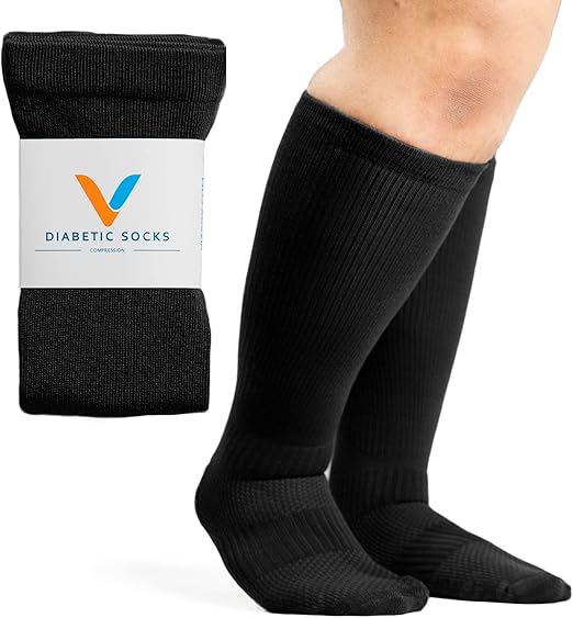 Viasox Compression Socks Women & Men, Graduated Compression, 1215mmHg