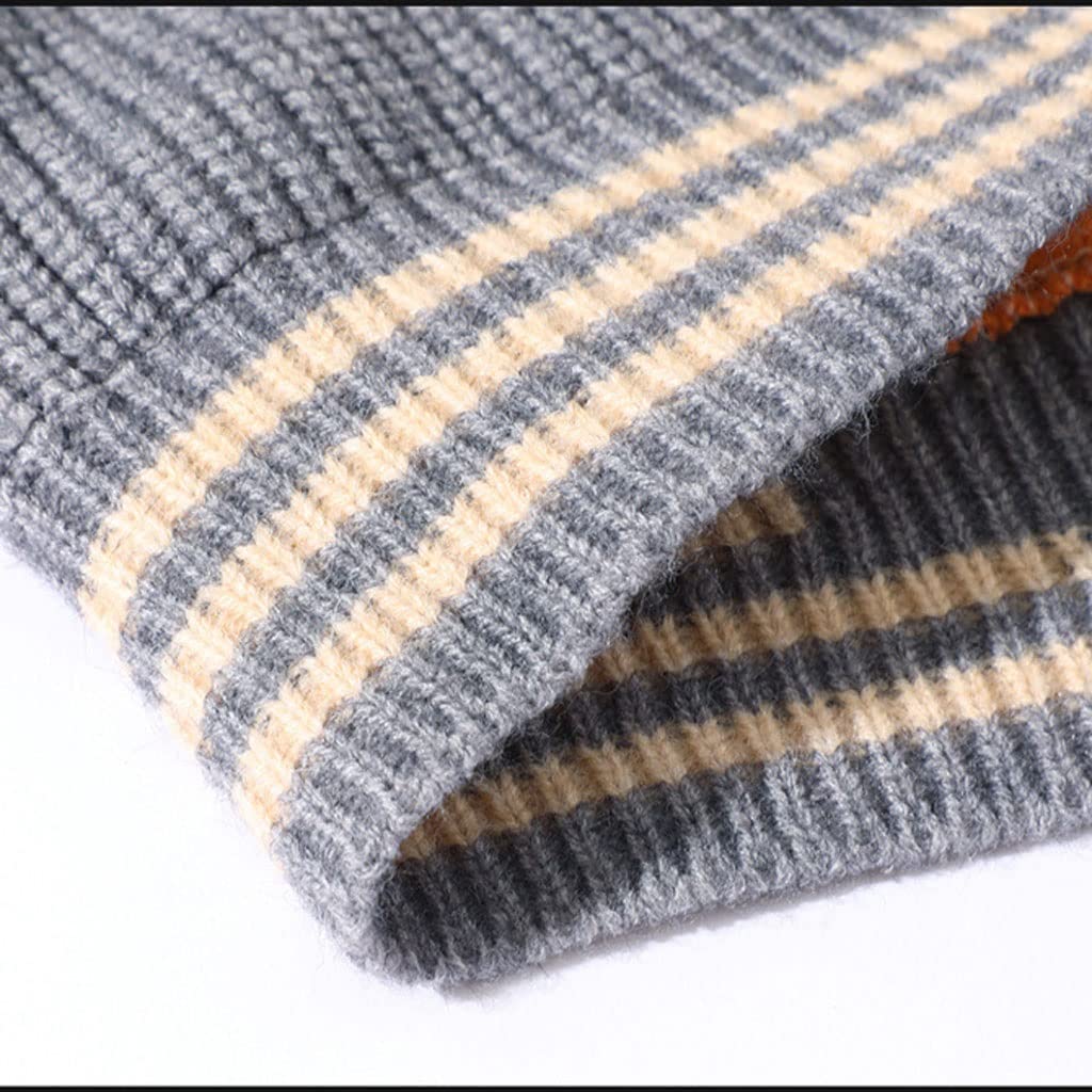 Maglioni Maglieria da Uomo Autunno e Inverno Maglione Pullover in Pile Moda Uomo Maglione Casual da Uomo Maglioni da Uomo(B,M)