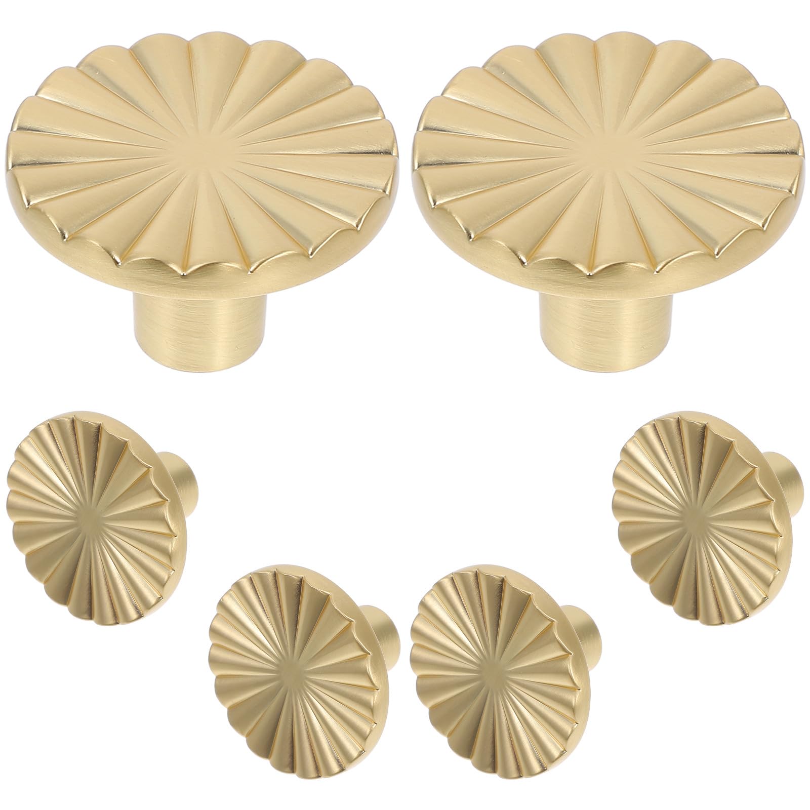 Boutons d'armoire de cuisine dorés pour sublimer vos meubles rétro