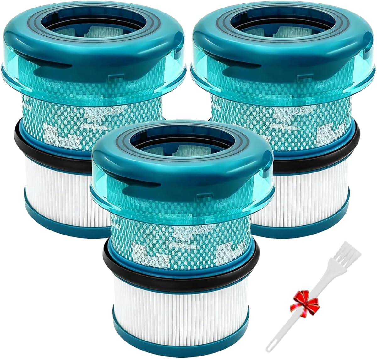 HEPA Filter Replacement for Dyson V16: 3-Pack Washable & Reusable Filters Compatible with V16 Piston Animal Submarine DS60 Cleaner - High Suction Performance Part for Pet Hair & Dust