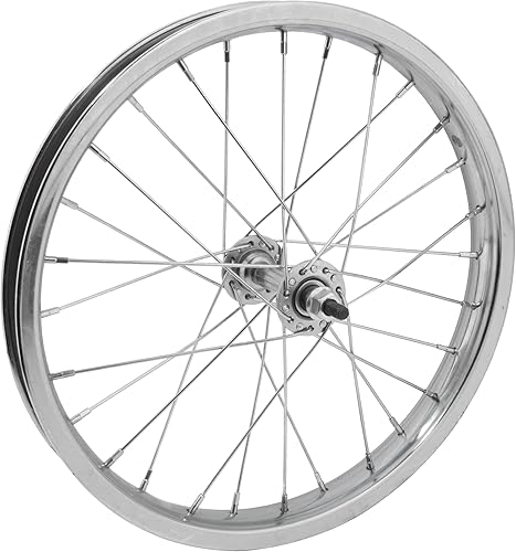 Wheel Master 16 x 1.75 Rueda Delantera para Bicicleta, 28H, Acero, Tornillo, Plata