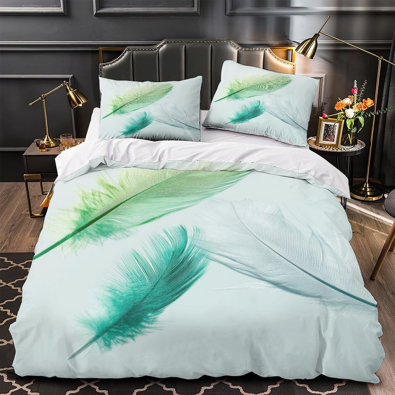 Housse de couette 220x240cm moderne minimaliste idéale pour chambre d'ado garçon