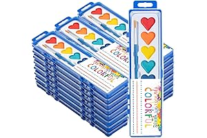 Watercolor Paint Set for Valentine's Day: Artistic Creativity for Preschoolers