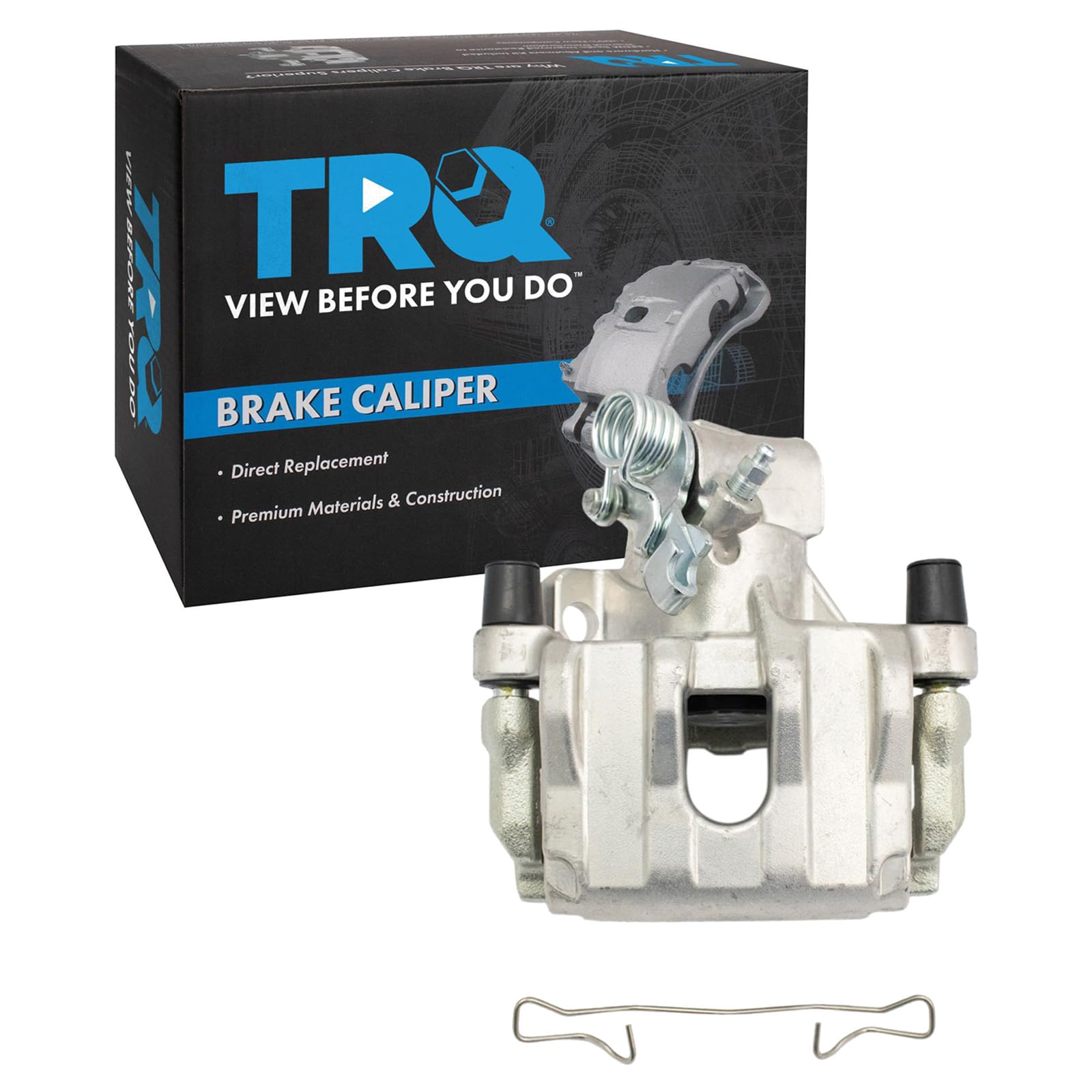 TRQ Rear Left Brake Caliper w/Bracket Drivers Side Compatible with 2009-2013 Mazda 3