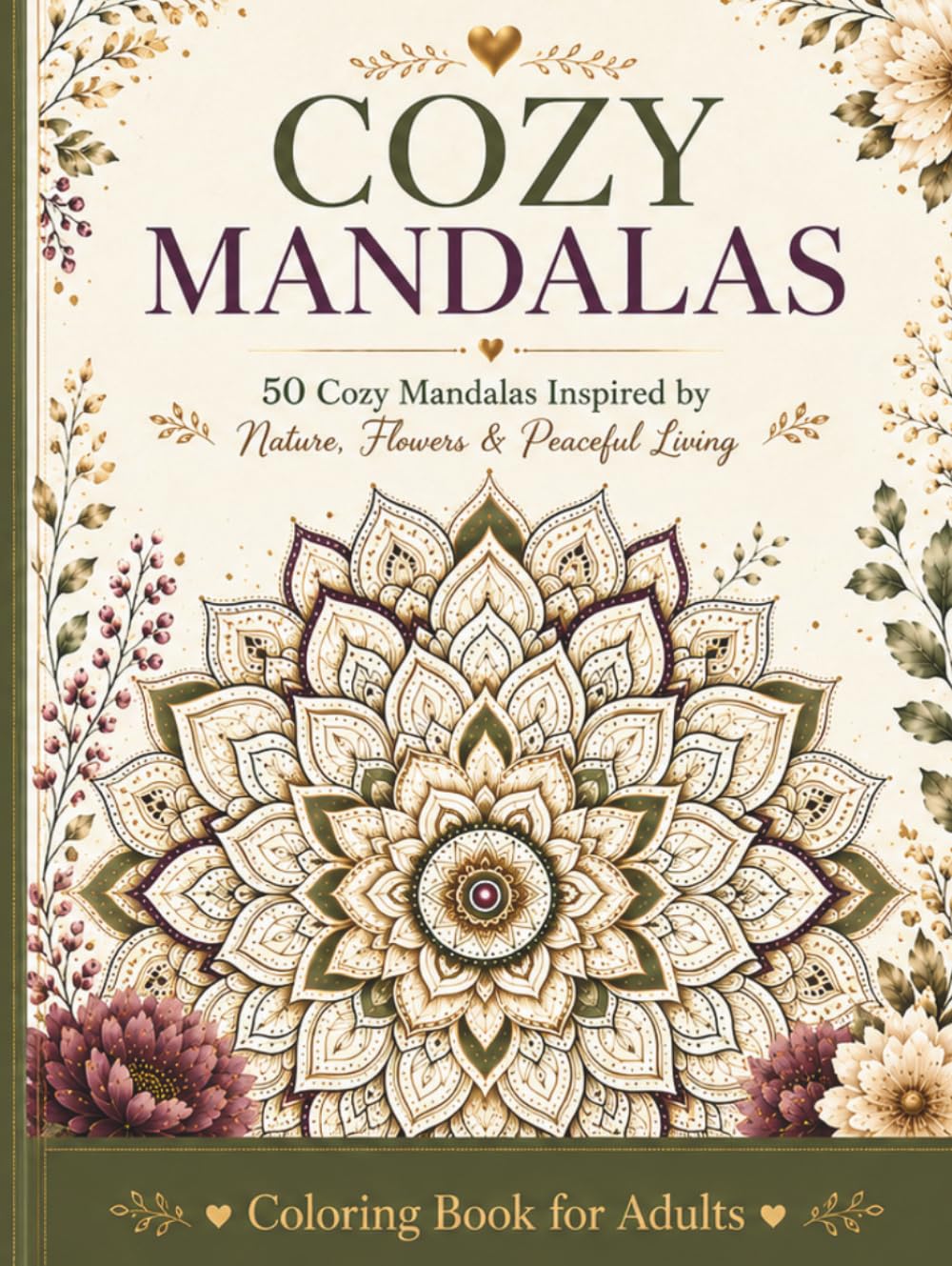 Cozy Mandalas: Coloring Book for Adults