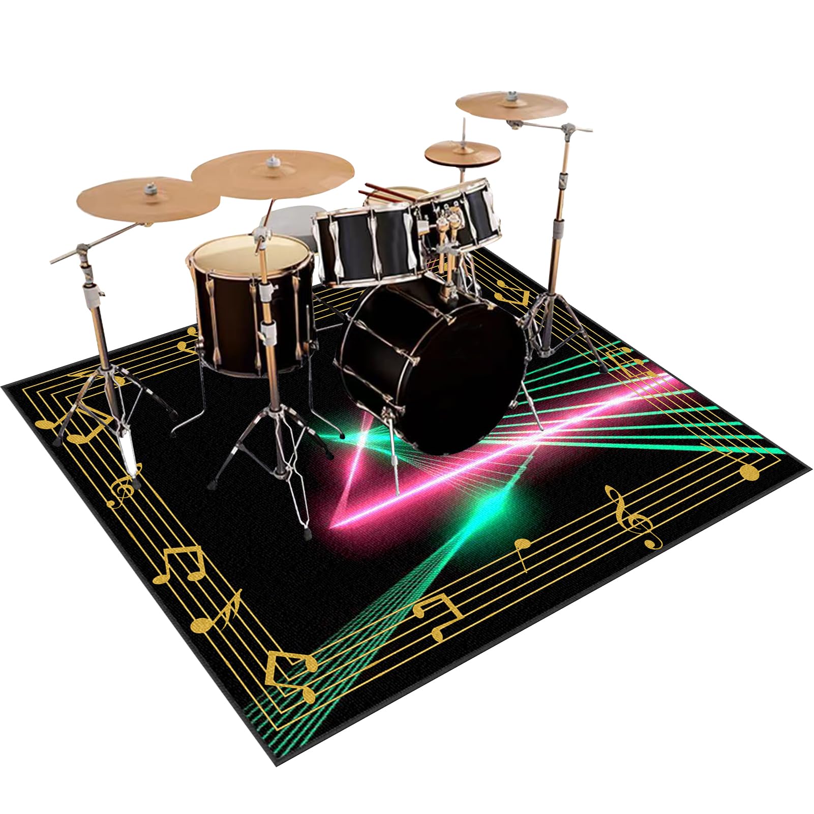 Bęben Dywan Dźwiękoszczelna Mata do baterii Elektroniczna Bateria Bateria Dywaniki Dywaniki Pump Box Antypoślizgowe Maty Bębnowe Maty Wodne 140 x 100 cm