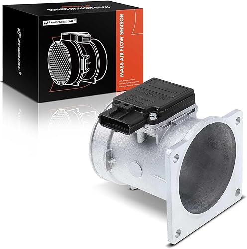 A-Premium Medidor de sensor de flujo de aire masivo 4 pines compatible con Ford Aerostar 1996-1997, Mustang 1996-2000, Ranger 1995-2000 y Mazda