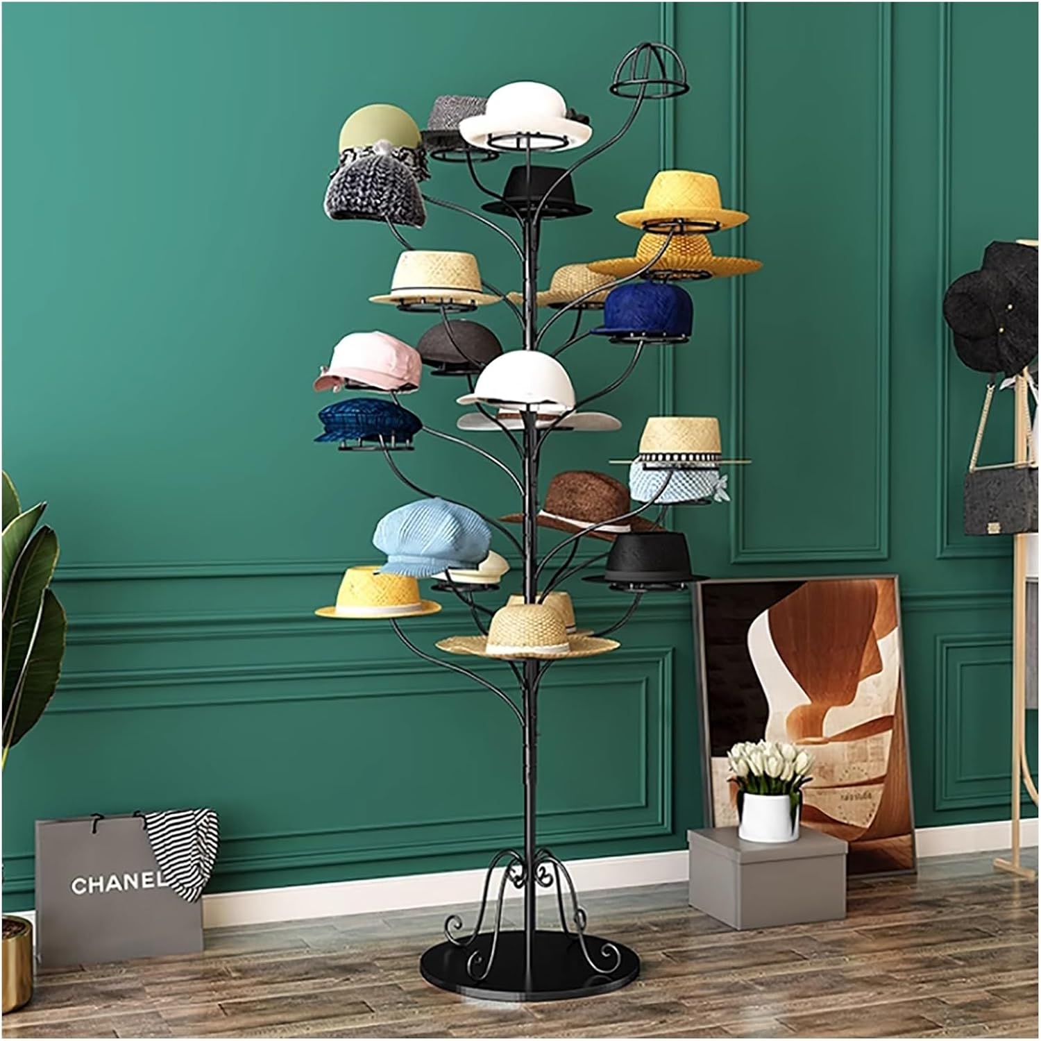 アンティーク ハットスタンド 帽子 アパレル什器 ヴィンテージ