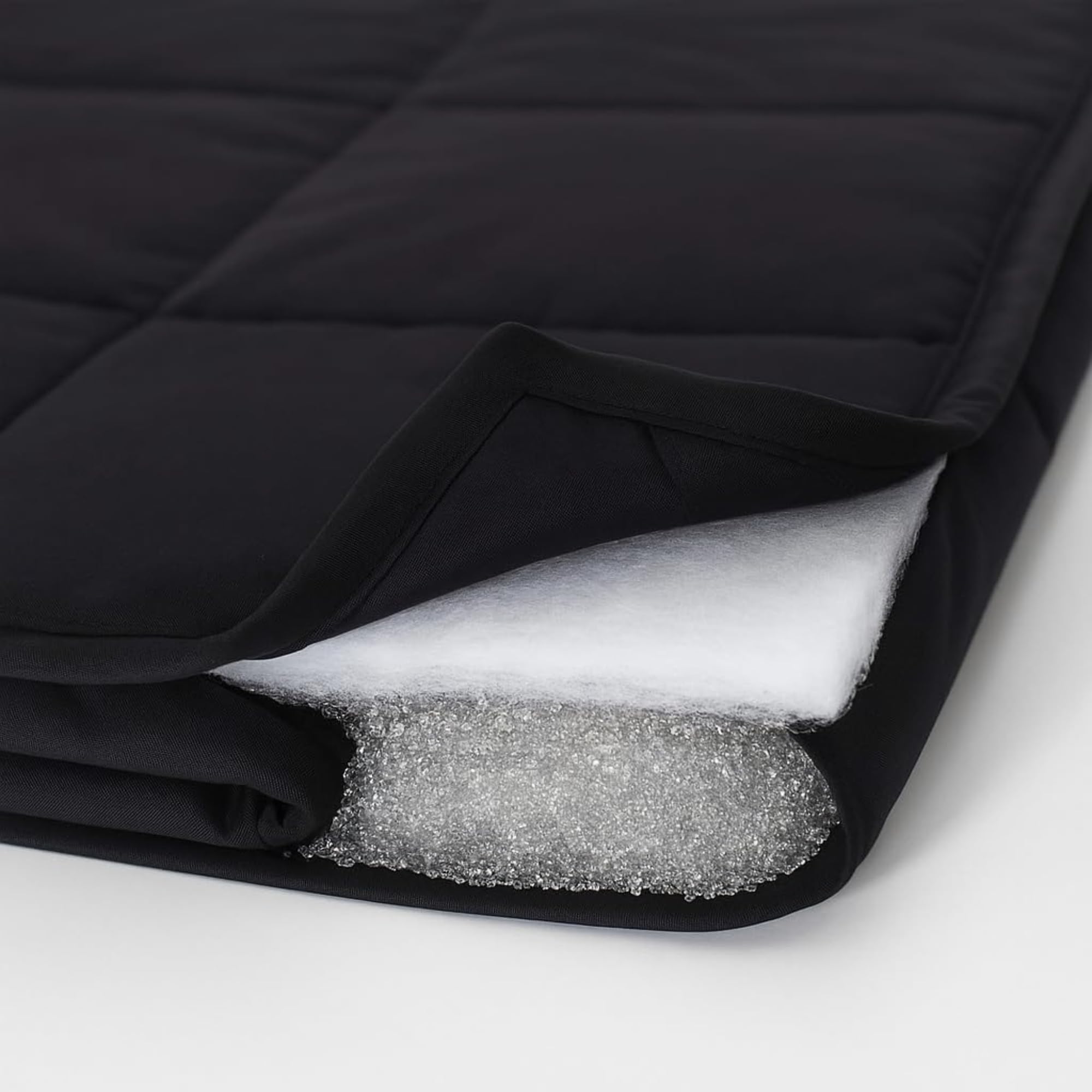 Vonia Gewichtsdecke 7 KG, Anti-Stress Entspannungsdecke, 150 x 200 cm, Therapiedecke for Adult, Noir