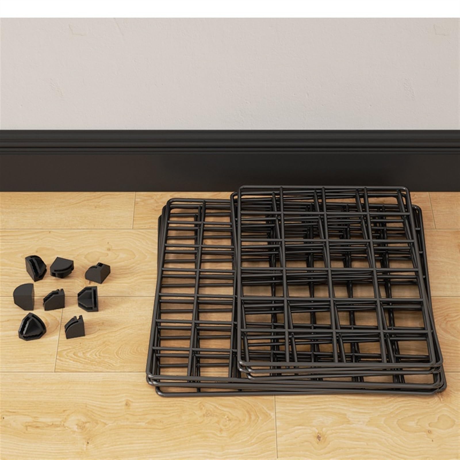 Archivador de oficina Estante for archivos de oficina, carrito de estantería de piso multicapa, estante de almacenamiento jerárquico de disposición de datos Organizador de archivos(Negro,152cm)