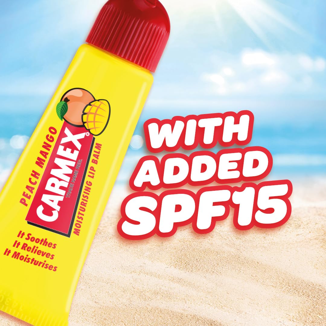Carmex Dudak Balmı Peach & Mango BURST Tube 10 G