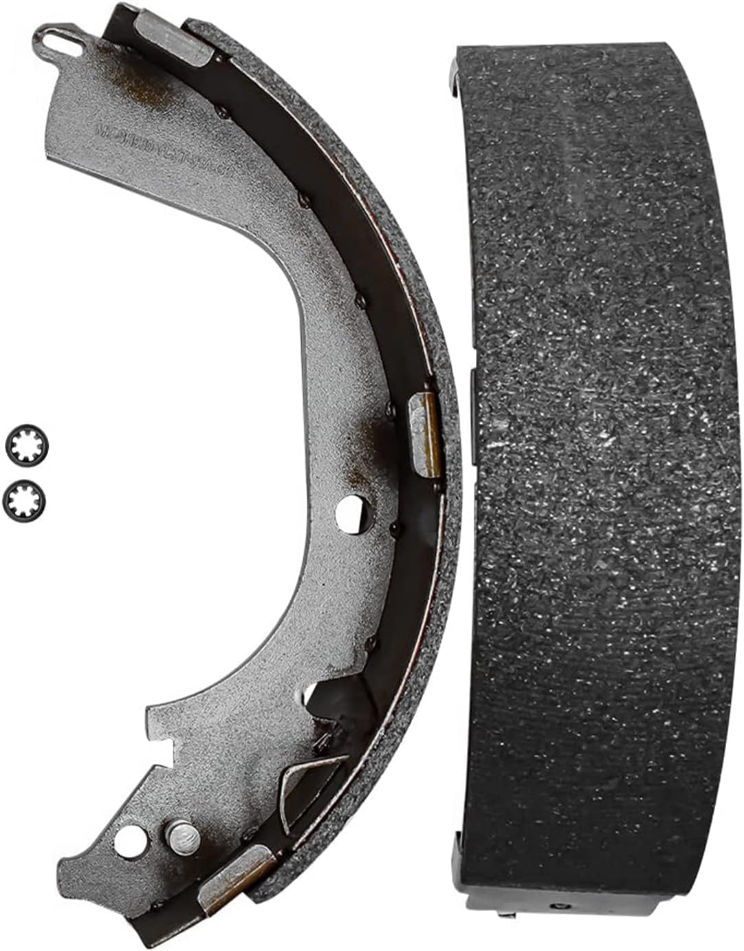 Detroit Axle - Brake Kit for 2008-2013 Chevy Silverado GMC Sierra 1500, 2009 2010 2011 2012, 2 Front Ceramic Brake Pads, 2 Rear Semi-metallic Brake Shoes Replacement