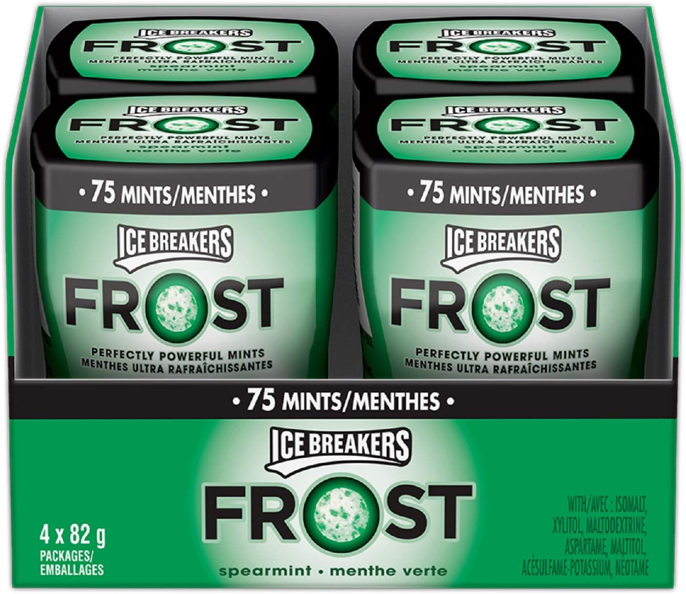 ICE BREAKERS Frost Mints, Spearmint, Mint Candy to Share, Sugar Free