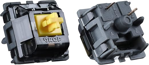 DROP Holy Panda X Mechanical Keyboard Switches - PCB Mount Quiet & Tactile Switches, Cherry MX Style, 65g, (35 PCS, 5-Pin), Black