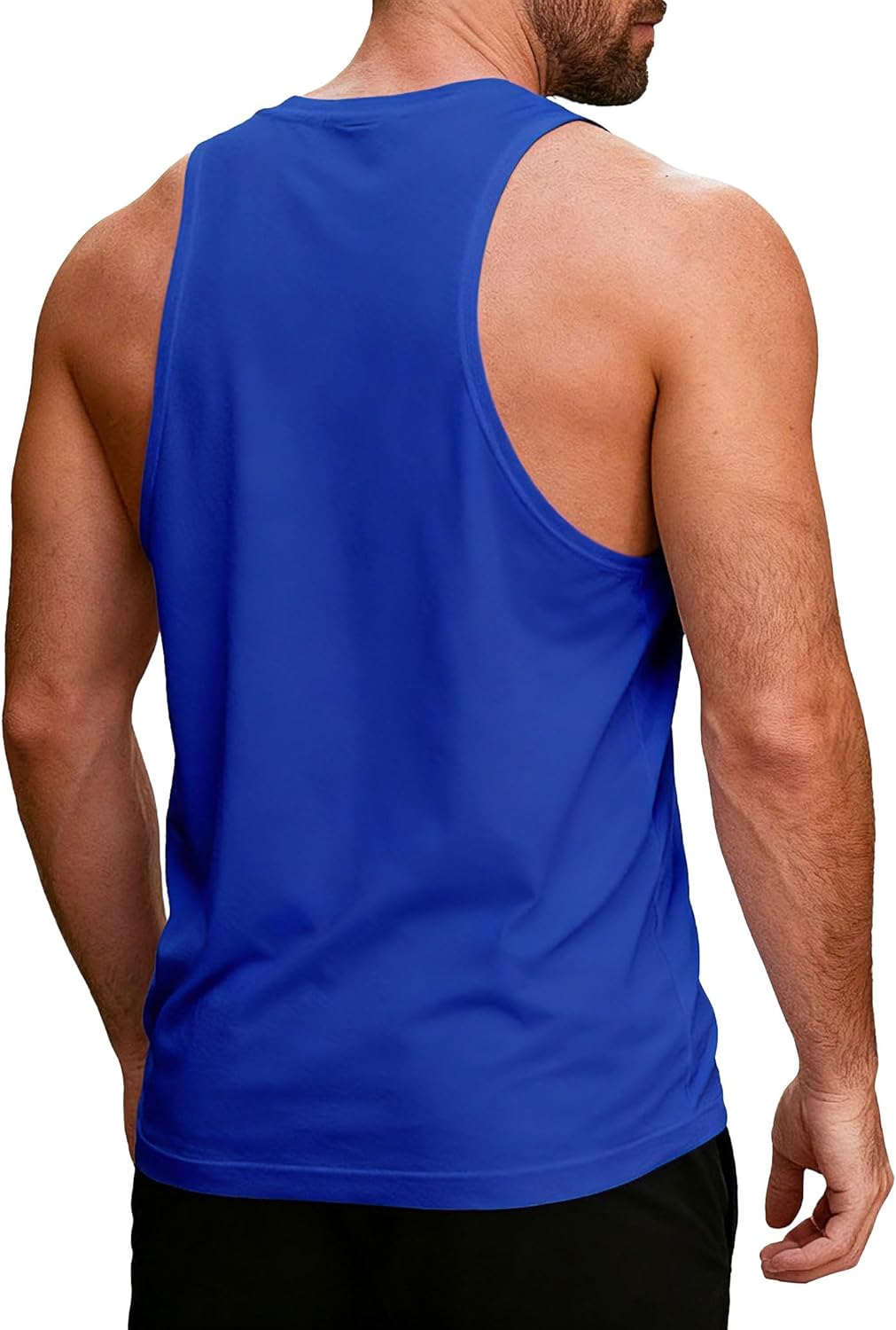 Men's Gym Workout Tank Tops Y-Back Muecle Tee Stringer Fitness Bodybuilding Sleeveless T-Shirts - Image 4