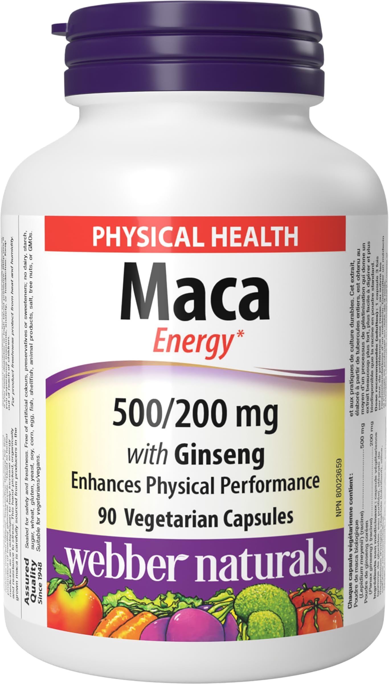 Webber NaturalsMACA 500/200MG 90'S