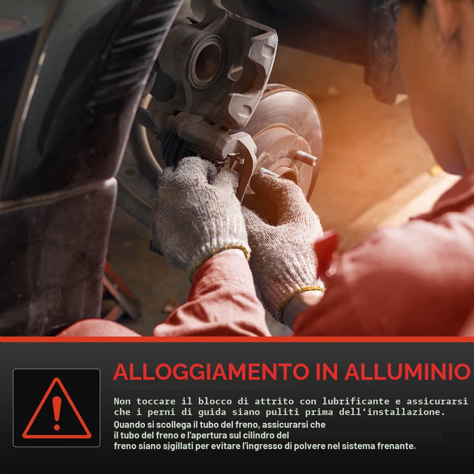 Frankberg 2 Pinze freno asse anteriore sinistra destra 41011-01J01 | Compatibile con: Patrol GR IV Y60 GR