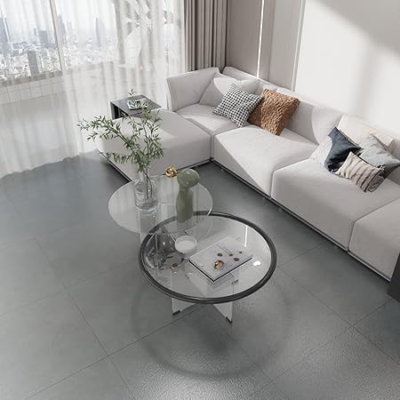 FloorPops FP3326 Toendra Peel & Stick Vloertegels Vinyl, Grijs, 30,48 X 30,48 cm