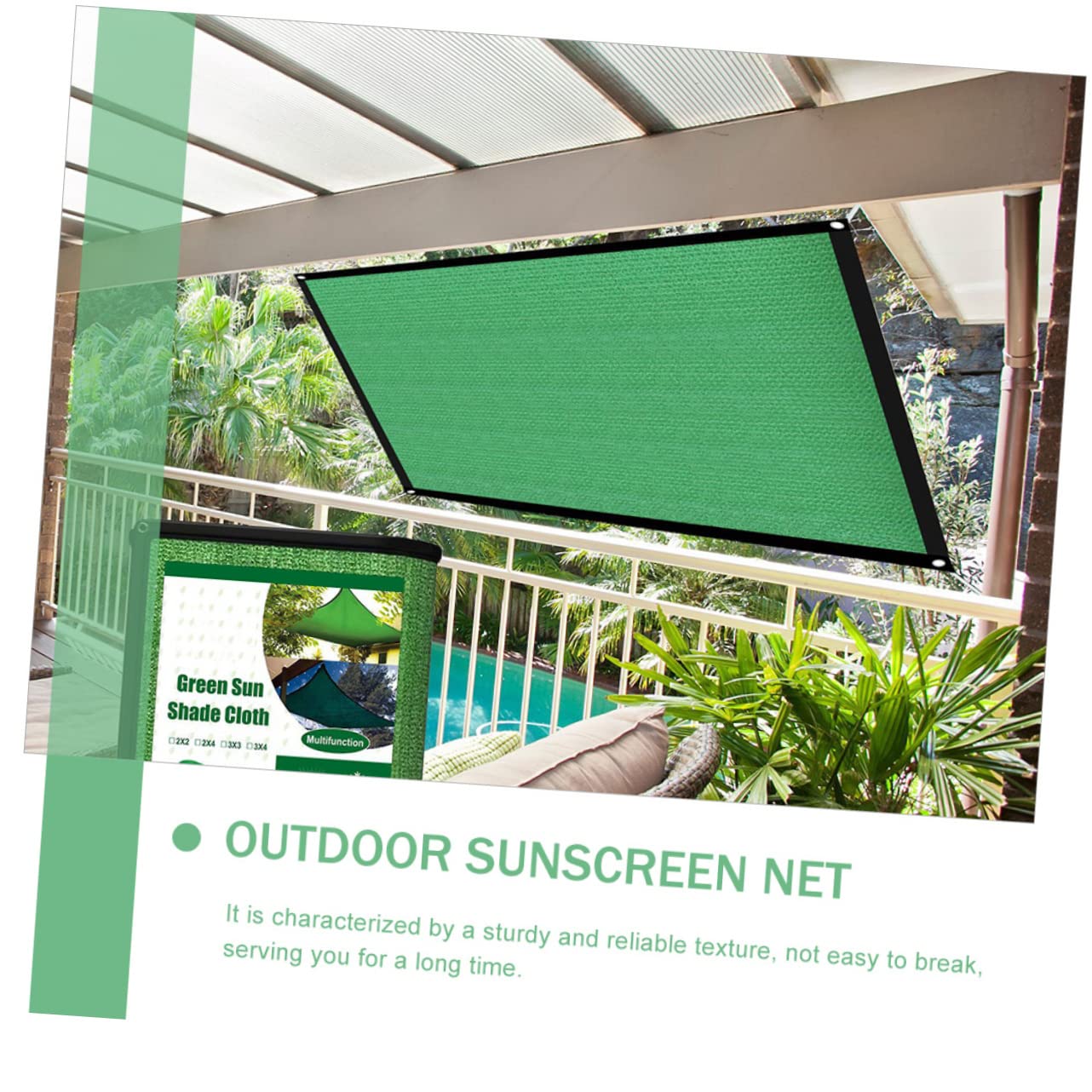 Sosoport Mealworm Dish Shade Net Polypropylene Patio Net Greenhouse