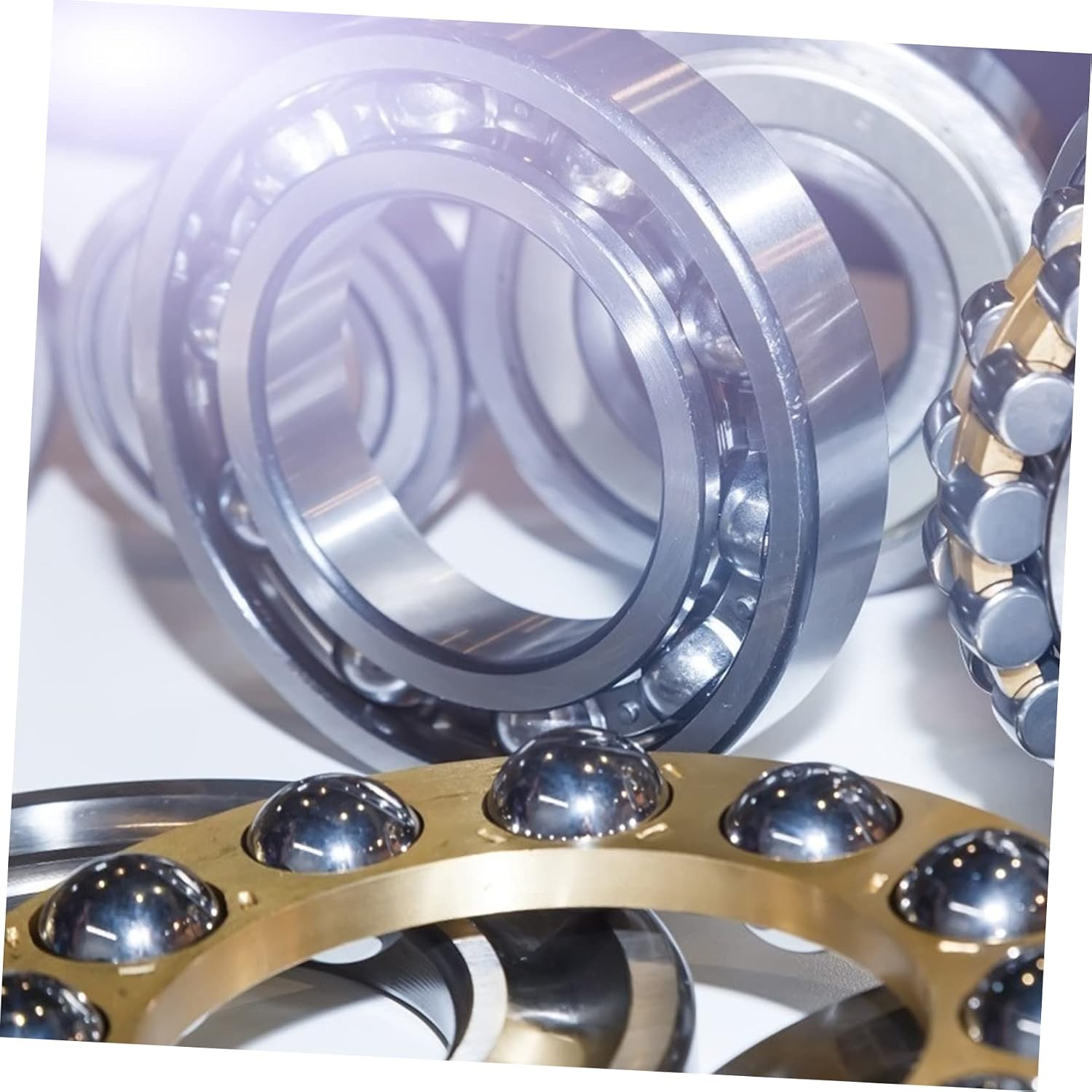 PRETYZOOM 580pcs Stainless Steel Diameter Balls 1.0-10.0mm Industrial Quality Bearing Steel Balls