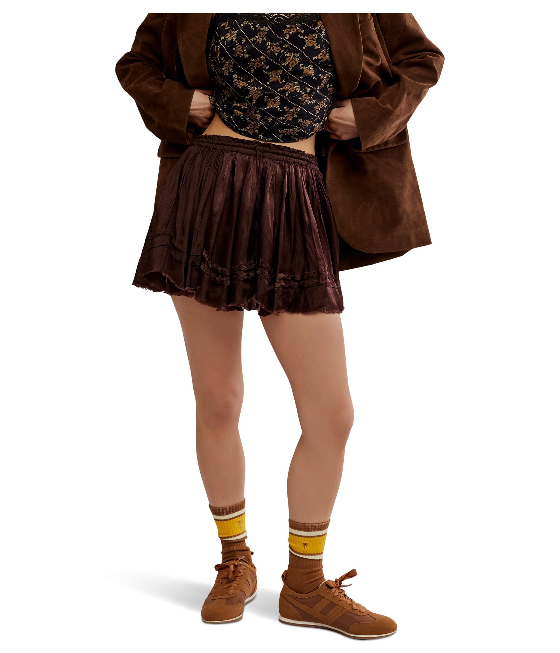 Free People Womens One Third Charm Mini Skirt