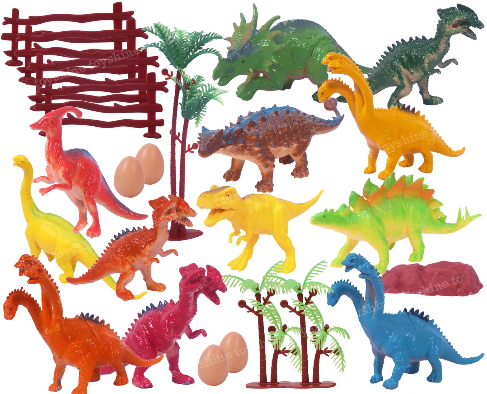 Toyshine Pack of 23 Big Size Soft Wild Animal Dinosaur Rubber Play Toy for Kids Baby 3 4 5 6 7 Year Old, Non Toxic (B0CDWN968M) Amazon Price History, Amazon Price Tracker