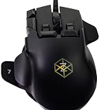 Swiftpoint Z Gaming Mouse, 13 Programmable Buttons, 5 with Pressure Sensors, Analog Joystick Control for FPS Peeking and Flying, 12K DPI, OLED RGB MMO, Black