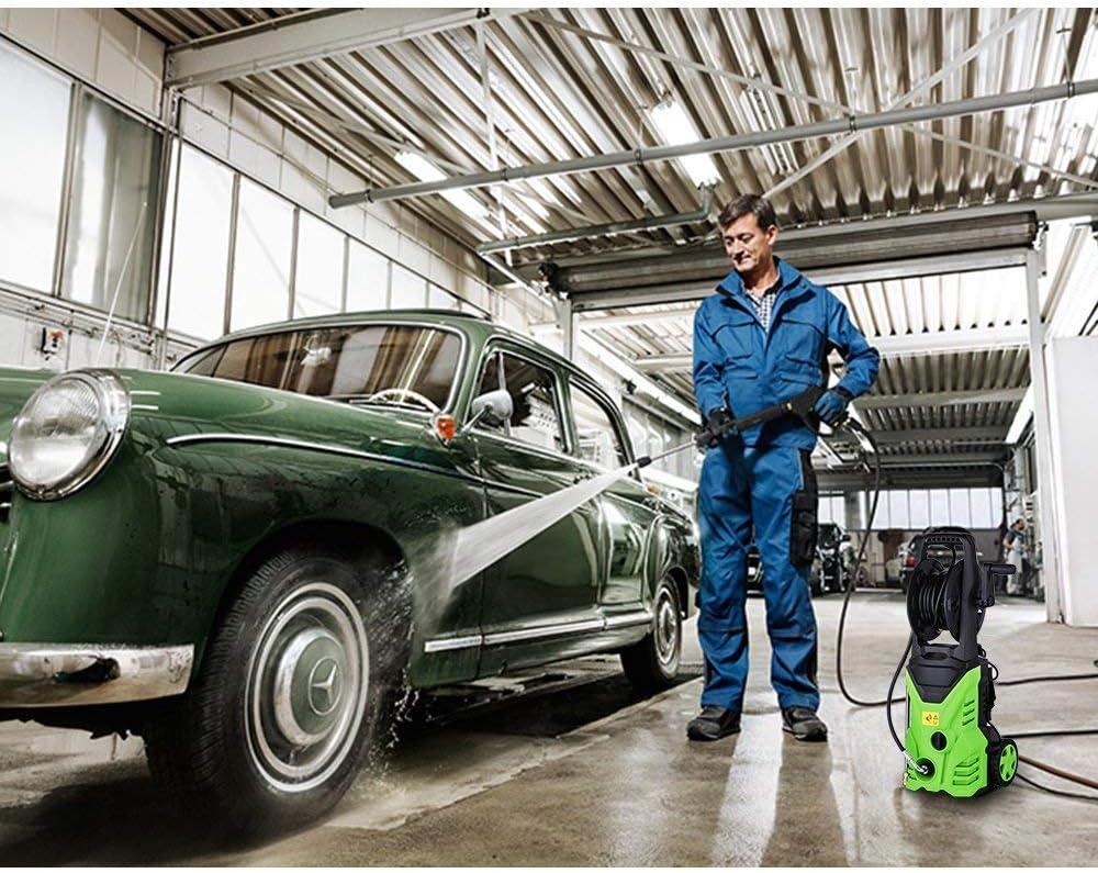 Black Friday - 80% OFF Homdox Electric Pressure Washer Pressure Power Washer 1500W 1.5GPM Foam Cannon with 4 Nozzles ,Best for Cleaning Homes/Cars/Fences/Patios