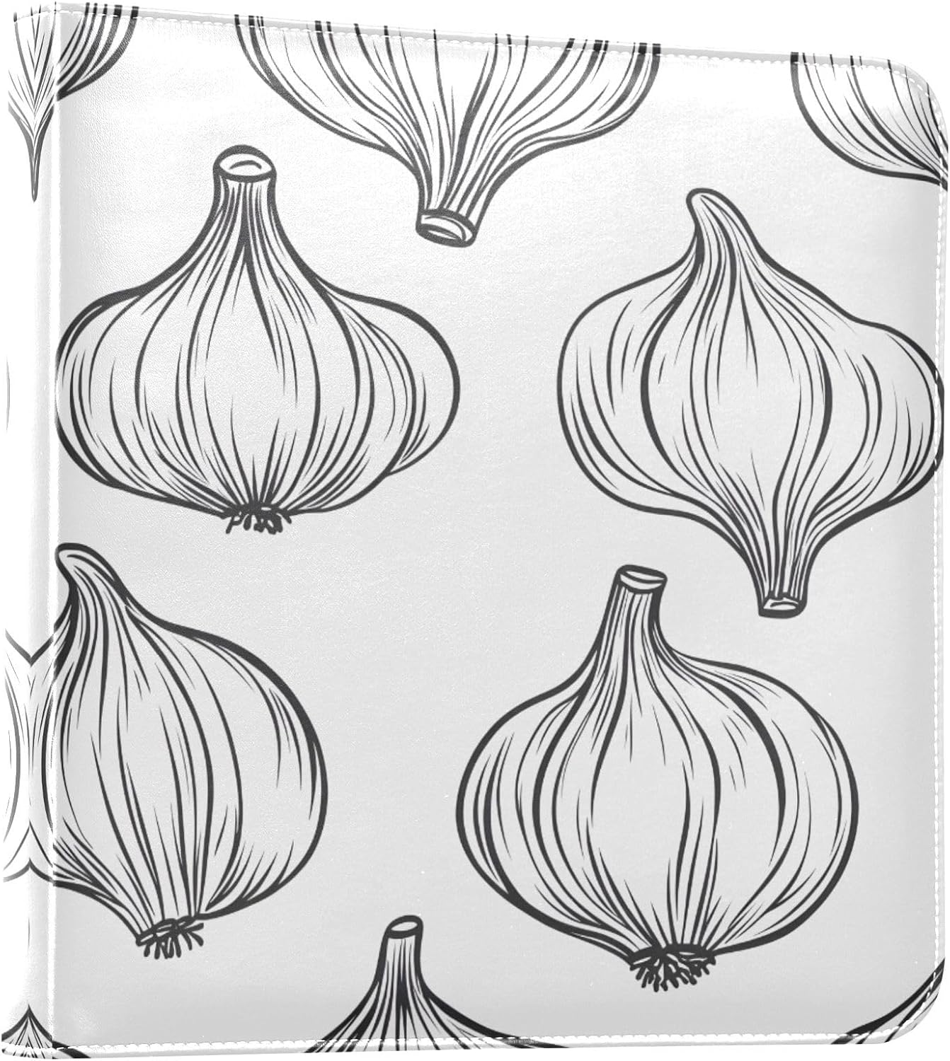 Garlic White Large Scrapbook Album 20 Sheets Leather Photo Albums -Adhesive DIY Design Album for Photos & Arts and Crafts Projects 20861001