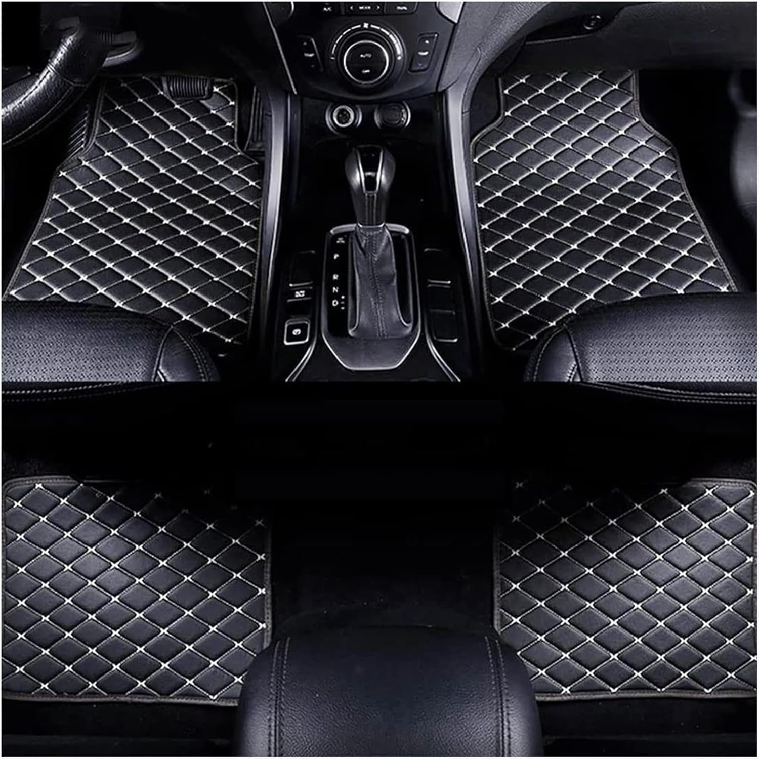 Kluees A Black Beige Car Floor Mat For Lexus Lbx 2024+,All Weather Waterproof Nonslip Auto Floor Carpet Floor Liners Protection Mat,Interior Accessories,