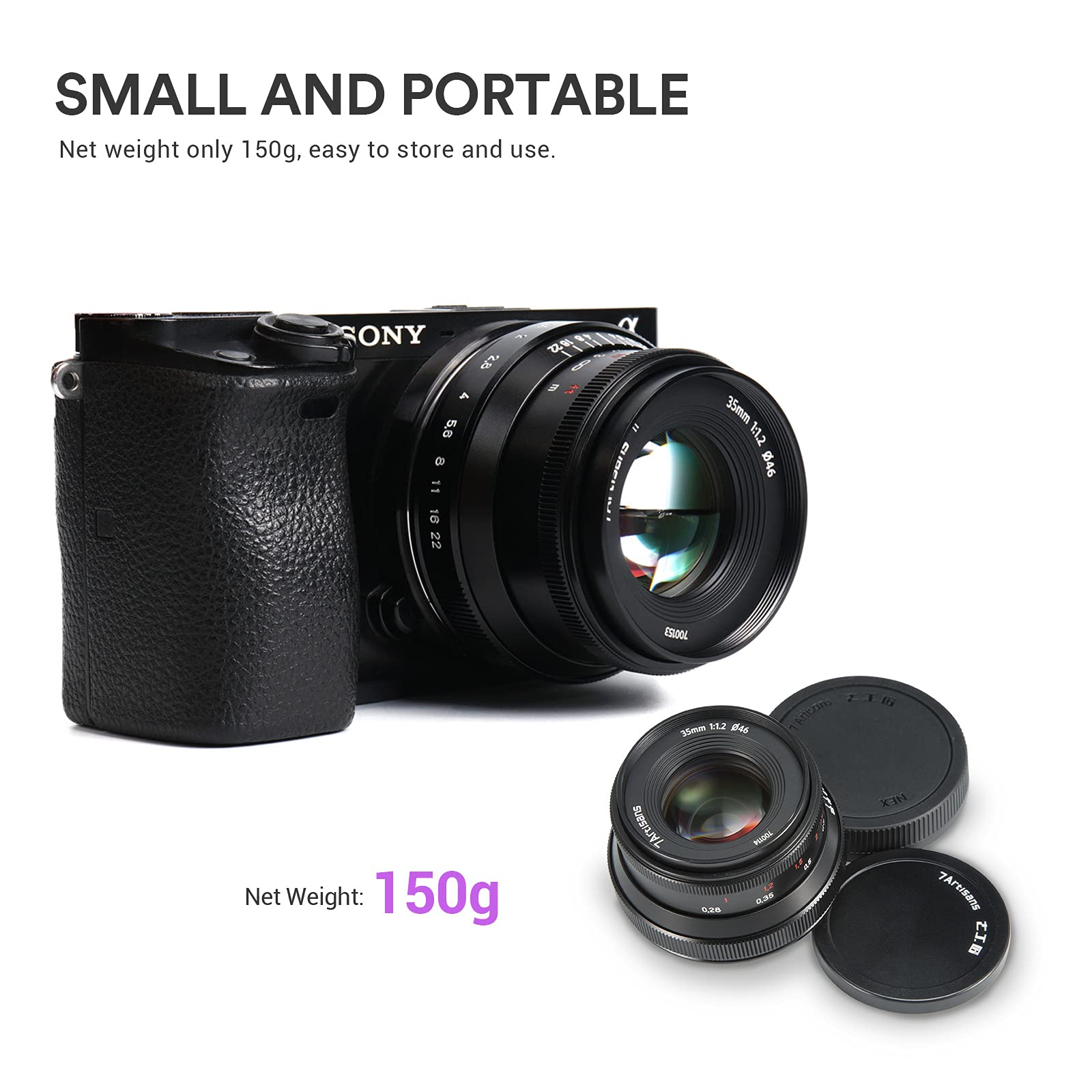 Amazon.co.jp: 7artisans 35mm F1.2 APS-C 二代 単焦点レンズ 手動