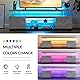 Grey TV Stand, LED TV Stand Modern Entertainment Center for Living Room LED Console Table for TV LED TV Cabinet for 65 inch TV