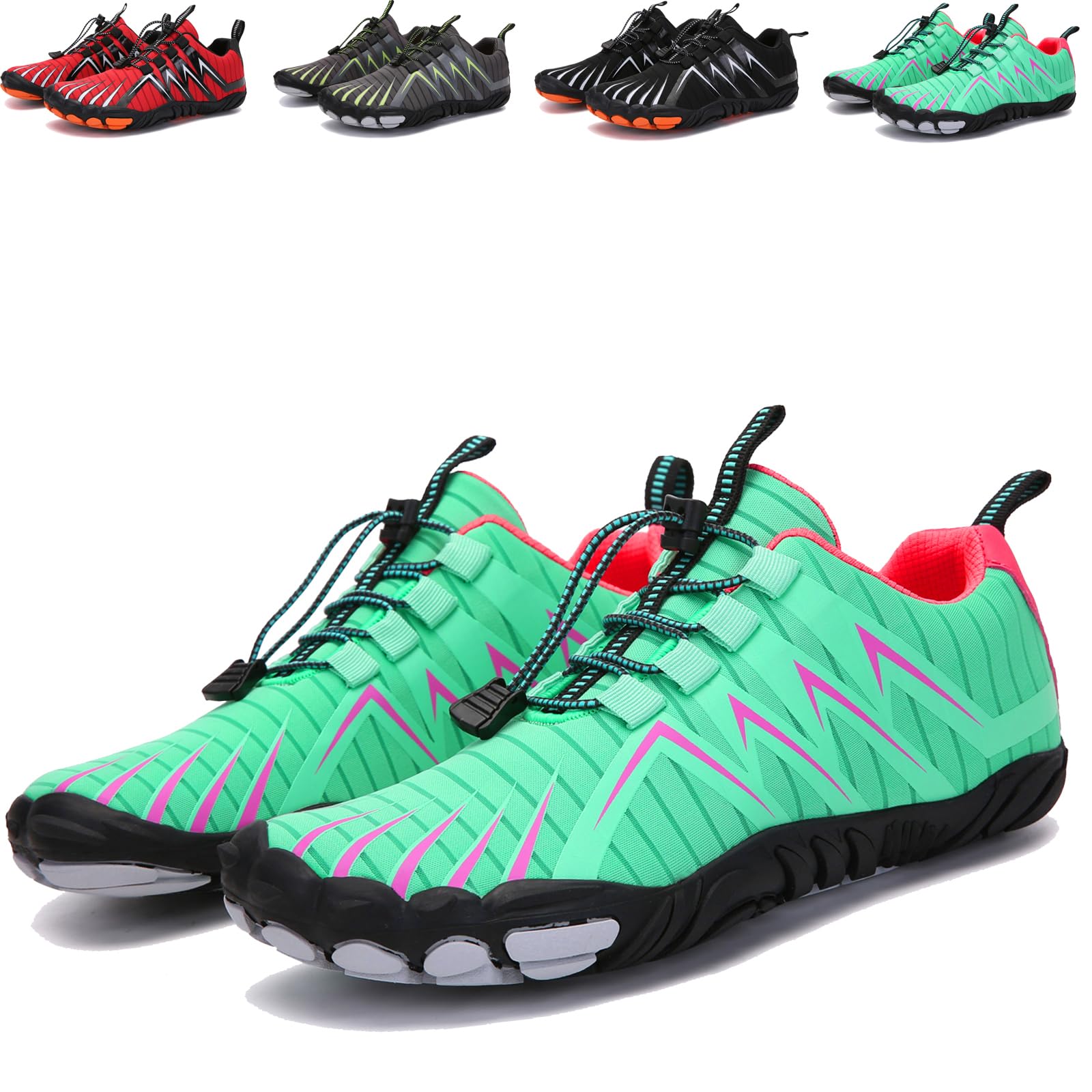 FOGOIN Barfußschuhe Damen Herren Walkingschuhe Expert Pro - Gesunde & Bequeme Barfußschuhe für Rock & Pure Movement
