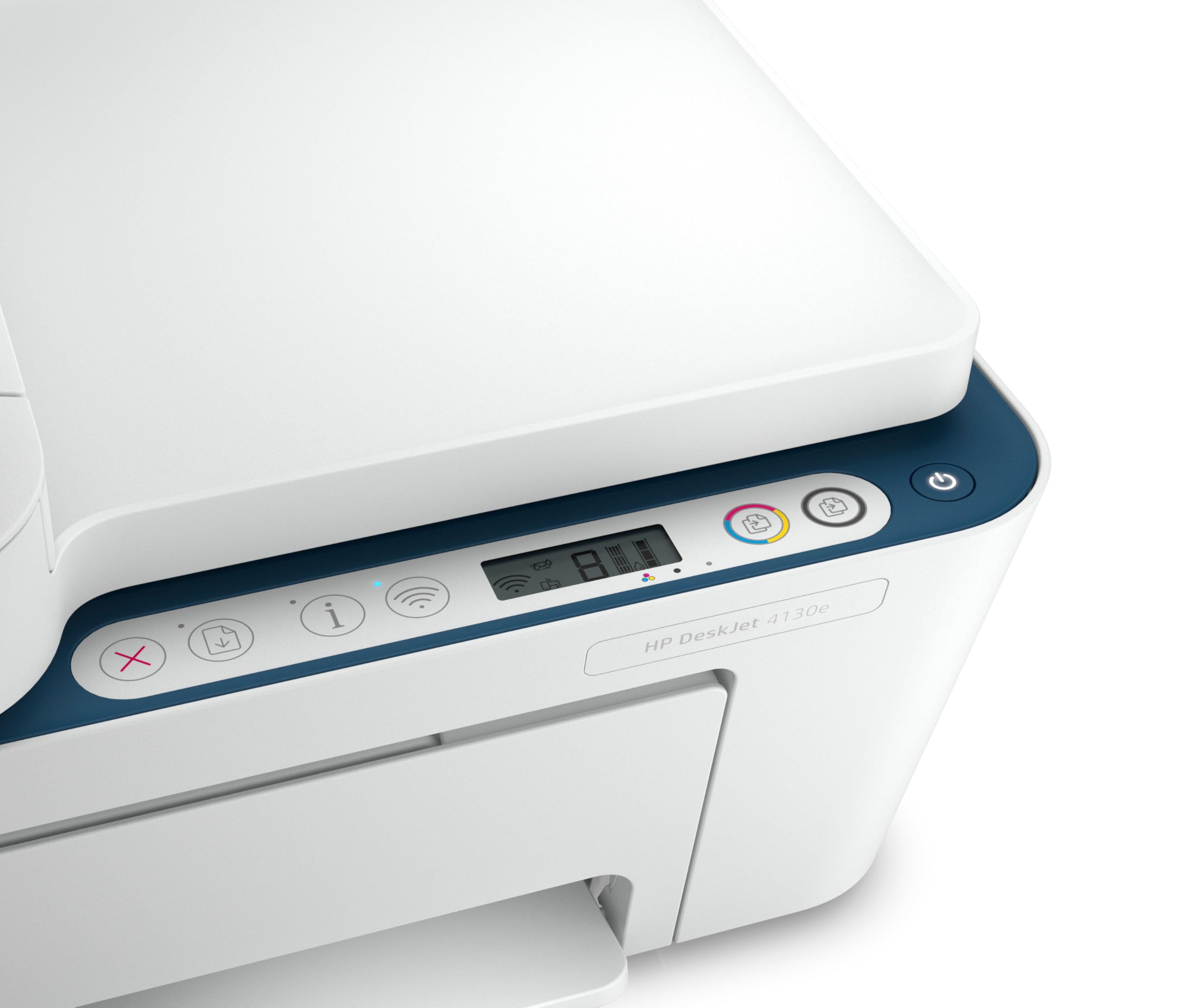 HP Deskjet 4130e Imprimante tout-en-un Jet d'encre couleur Copie Scan - 6 mois d'Instant ink inclus avec HP+