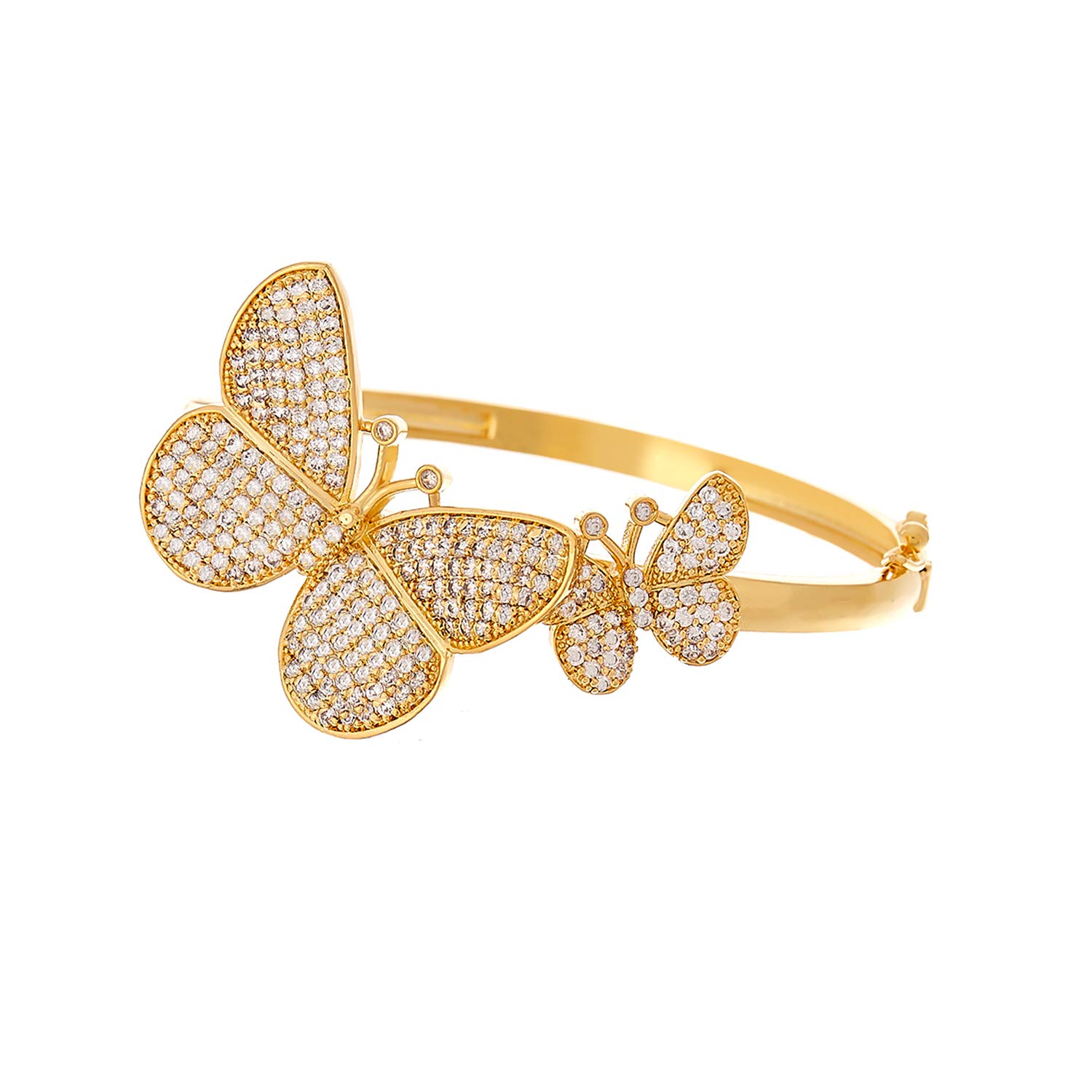 See full amazon price history chart for KENNICE Bangle 18K American Diamond Studded Charming Butterfly Bracelet Jewellery For Women & Girls KENNICE Bangle 18K American Diamond Studded Charming Butterfly Bracelet Jewellery For Women & Girls (B0BVKH6JQK) Amazon Price History, Amazon Price Tracker