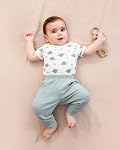 BIGBIGKISS Bébé garçon fille vêtements coton bébé layette cadeau ensemble 9-Piece Combinaisons de carrosserie et chaussons pour nouveau-nés