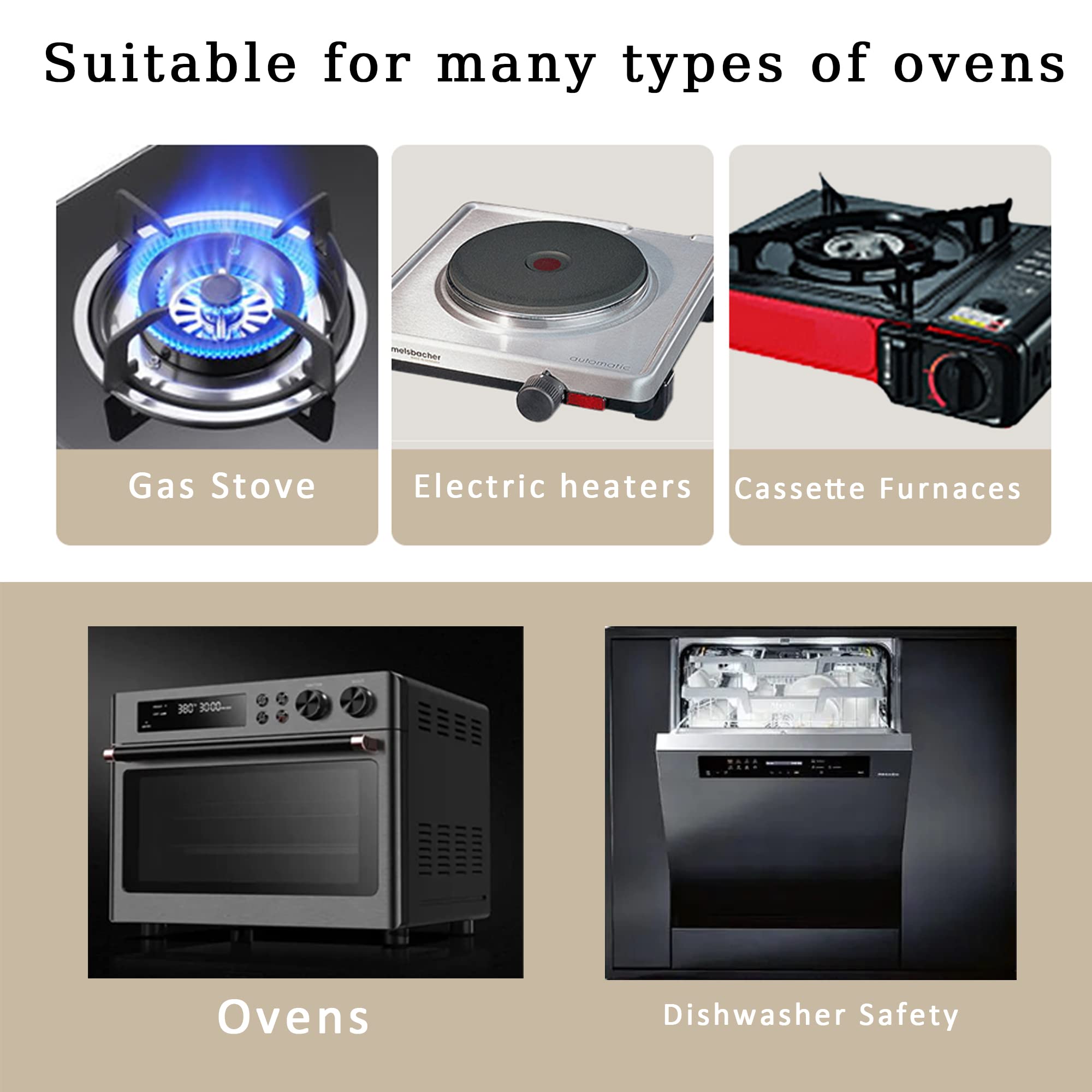 Casseruola in ceramica, Pirofila con Coperchio in Terracotta, Pentola per Stufato, Zuppa, Vapore, Resistente al Calore (Cachi, 2,95 QT)