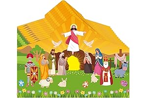 SICOHOME He Is Risen Easter Sticker Scenes