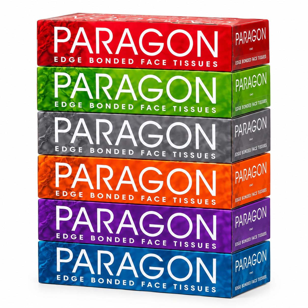 paragon tissues | face tissue box | 2 ply per box | no. of pulls 100 | pack of 6(mix) (mix)