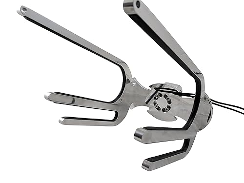 Kneeboard Rack for Boat, Polished Aluminum Knee Board Wakeboard Combo