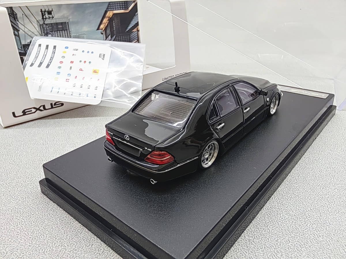 1/64 レクサス LS430 カスタム VIPレジン　モデルカー 限定版　黒 1/64 レクサス LS430 カスタム VIPレジン モデルカー 限定版 黒