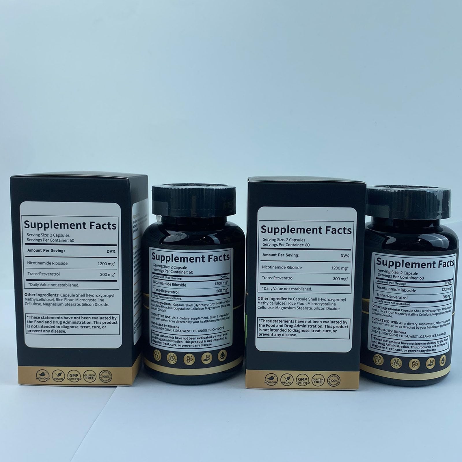 NAD Supplement 1500mg - Liposomal NAD+ Resveratrol - 240 Capsules — Amazon image 8