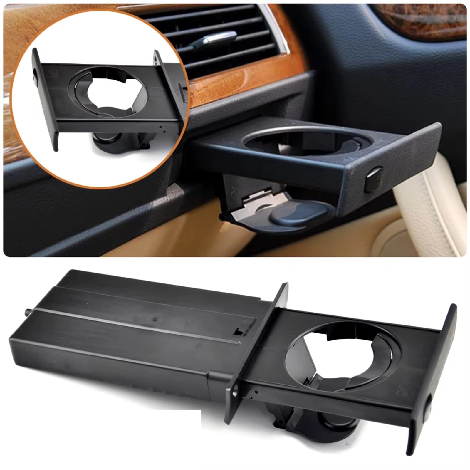 Auto Innenraum Zubehör Compatibile Con BMW Per 535 2008-2010 545 2004 2005 550 Per M5 2006-2010 Accessori Portabevande Per Tazza Acqua Anteriore Per Auto 51459125622